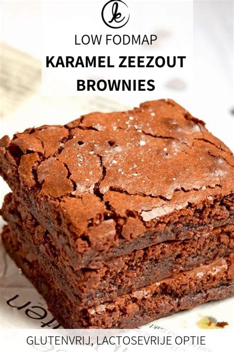 Karamel Zeezout Brownies Met Tony S Chocolonely Low FODMAP Glutenvrij