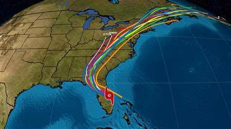 Tropical Depression Nicole Maps Tracker Spaghetti Models Forecast