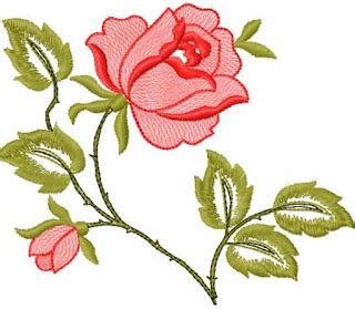 Roses Free Machine Embroidery Design 31 EMBWIN