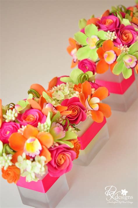 Maybe you would like to learn more about one of these? Pink, Orange and Green Flowers for a Destination Wedding ...