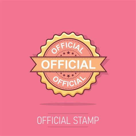 Official Grunge Rubber Stamp Vector Illustration On White Background