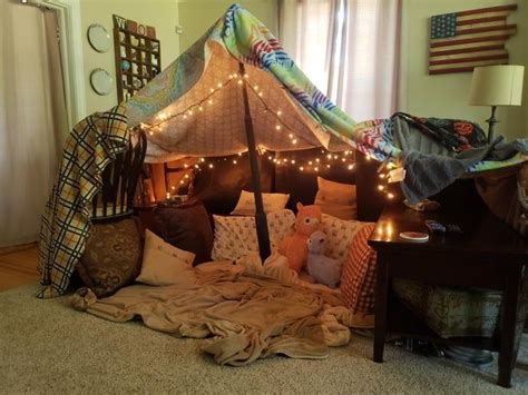 Our Cozy Little Movie Marathon Blanket Fort Blanket Fort Cosy Room