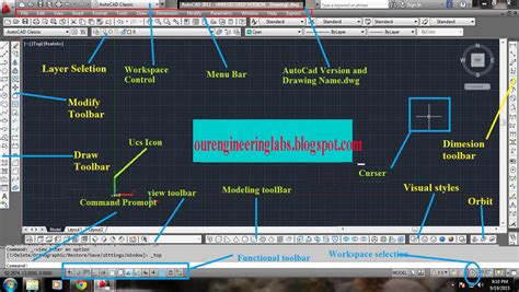 Introduction To Autocad ~ Ourengineeringlabs