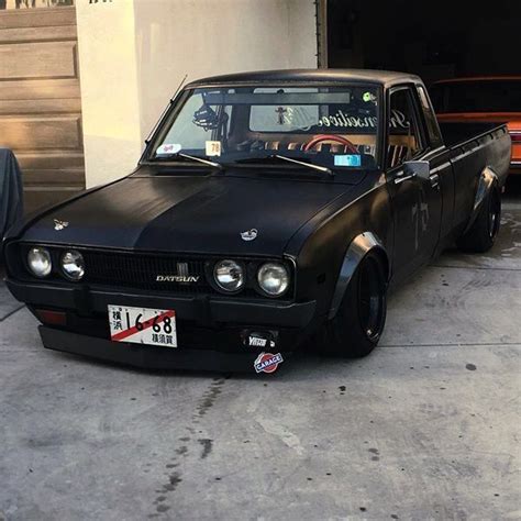 Pin By Trevor Elia On Cars Datsun Pickup Datsun Car Slammed Cars