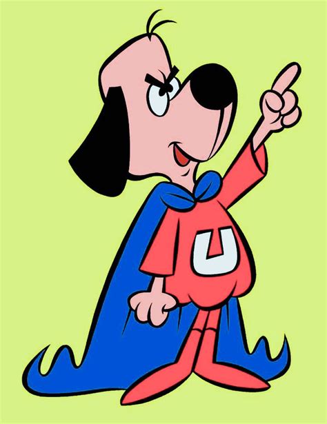 Bright Colored Underdog Classic Cartoon Characters Cartoon Posters