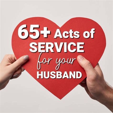 68 Acts Of Service Ideas For Your Husband If That S His Love Language