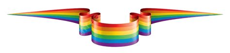 vector una bandera del arco iris ondeando sobre fondo blanco png ola símbolo gay png y