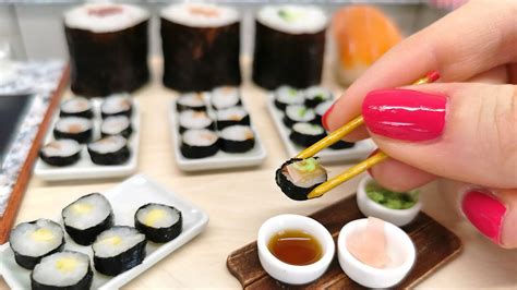 Mini But Real Sushi 🍣 Mini Cooking Mini Food Tiny Edible Sushi
