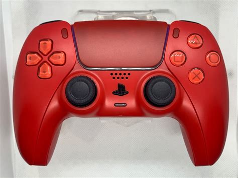 Sony Playstation 5 Ps5 Dualsense Wireless Custom Red Etsy