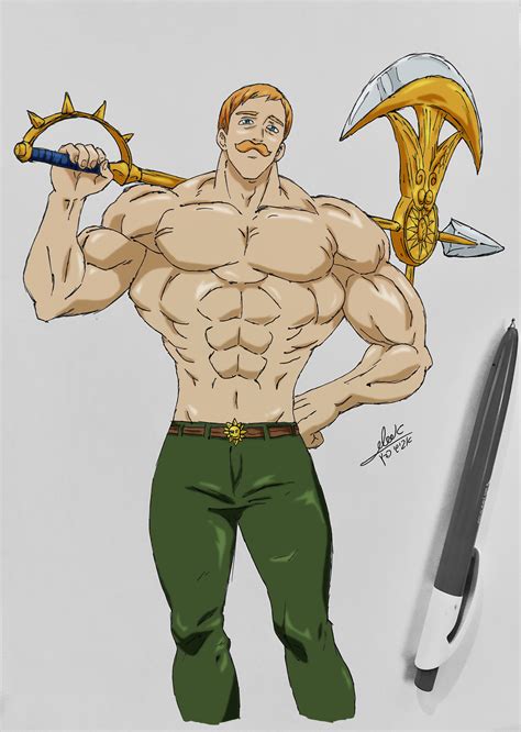 Artstation Escanor Seven Deadly Sins