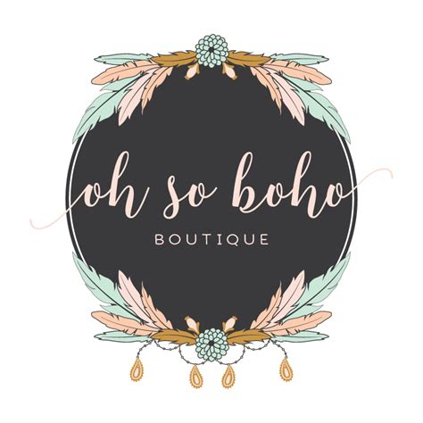 Boho Premade Logo Design Customized With Your Business Name — Ramble