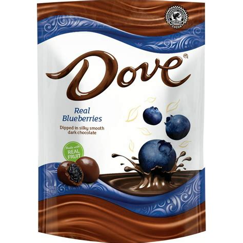 Dove Dark Chocolate With Real Blueberries Snack 6 Oz