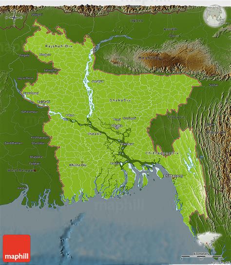 Physical Map Of Bangladesh Images And Photos Finder Images