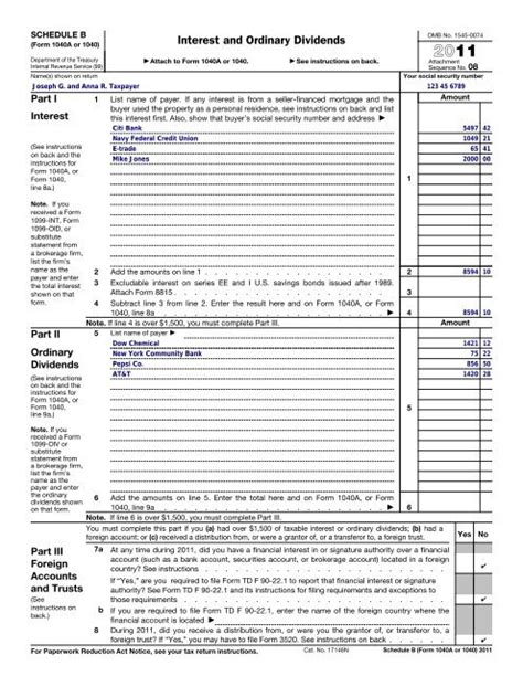 Schedule 1 Form 1040 Instructions 2019 Schedule A Form And