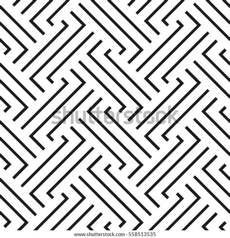 Geometric Pattern Stripes Seamless Vector Background Stock Vector