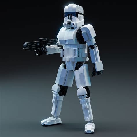 Instructions For Custom Lego Star Wars 9 Phase 2 Clone Trooper B3