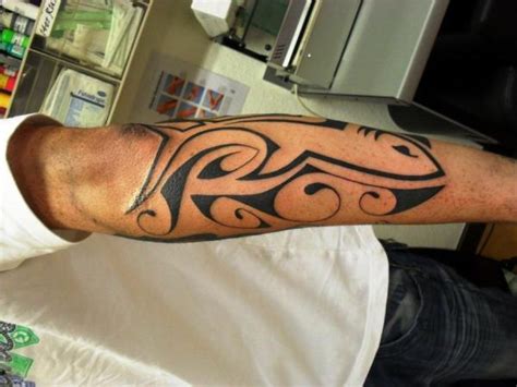 Interesting Tribal Forearm Tattoos Only Tribal