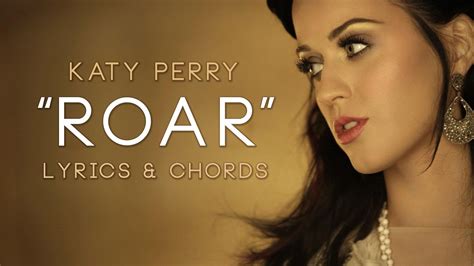 Katy Perry Roar Lyrics And Chords Тексты песен Музыка Мультфильмы