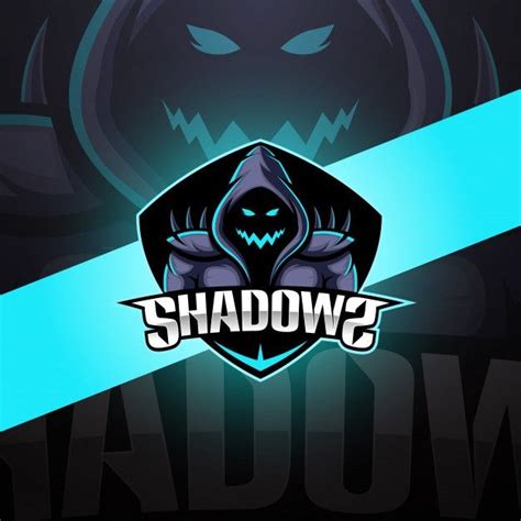 Design De Logotipo De Mascote Esport De Sombras Shadow Logo Monster