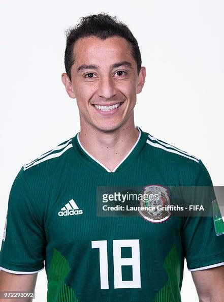 Andres Guardado Of Mexico Poses For A Portrait During The Official