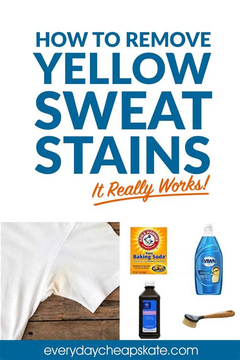How To Remove Yellow Sweat Stains—it Really Works Sweat Stains Arm