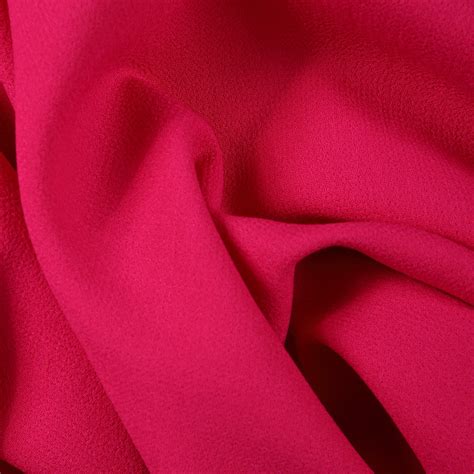 Double Wool Crepe Fuchsia Bloomsbury Square Dressmaking Fabric