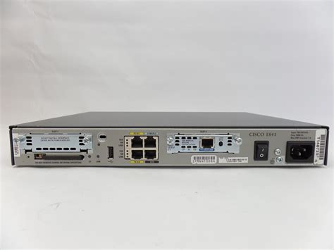 Cisco 1841 V06 Integrated Router Ipmnn10dra 128mb Wi Fi Routers And