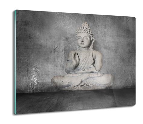 osłona splashback do kuchni Budda rzeźba 60x52 ArtprintCave