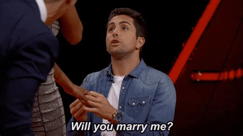 Коли ми одружимось? (when shall we marry?) in russian the established expression when proposing is marry me! rather than will you marry me? only from a man to a woman: Will You Marry Me GIFs - Find & Share on GIPHY