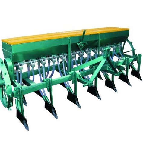 Seeder Mild Steel 7 Tyne Agricultural Seed Drill Machine For