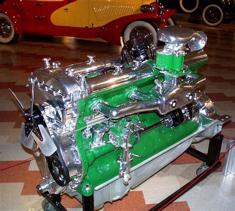 Straight 8 Jewel Engineering Duesenberg Car Car Engine