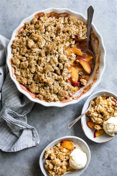 It is also possible to find frozen desserts such as pies and cookies in both versions. Gluten-Free Brown Sugar Peach Crumble | Recipe | Gluten free peach crisp, Gluten free peach ...