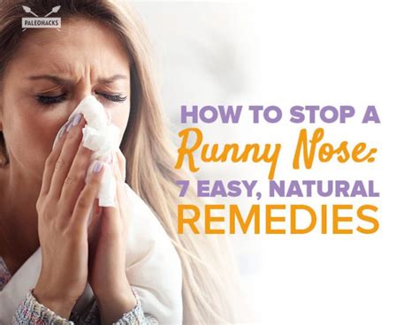 How To Stop A Runny Nose 7 Easy Natural Remedies To Try Health