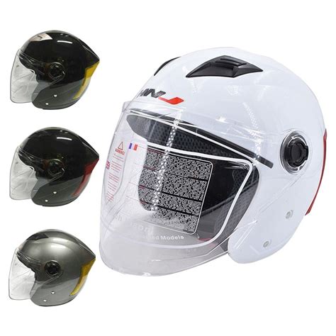 Hnj A4 001 Open Face Half Face Helmet A 4001 Shopee Philippines