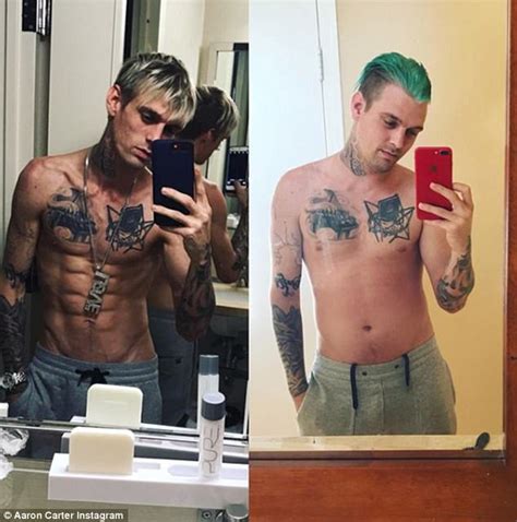 Aaron Carter Leaves Rehab After Two Months Daily Mail Online
