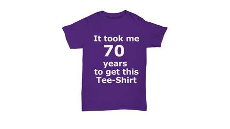 70th Birthday Ts For Women 70 Year Old Tee Shirt