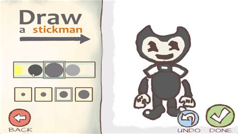 bendy and the ink machine draw a stickman epic 2 bendy and mickey youtube
