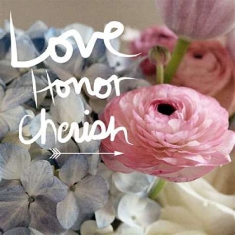 Love Honor Cherish Poster Print By Linda Woods 24 X 24