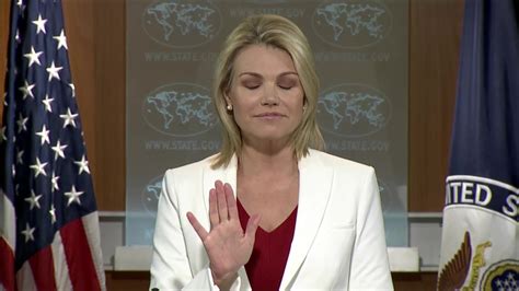 Dvids Video Department Of State Press Briefing With Spokesperson Heather Nauert
