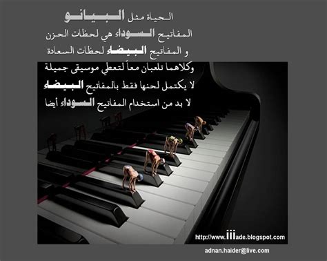 البيانو كلام عن الموسيقى