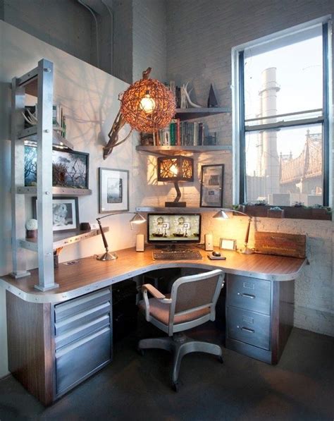 Rustic And Industrial Luxe Cubicle Decor Office Rustic