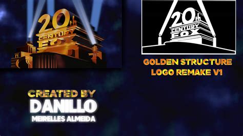 20th Century Fox Logo Golden Structure Remake V1 By Danillothelogomaker