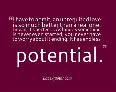 An Unrequited Love Love Quotes