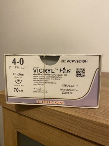 Vicryl Plus 4 0 Tf Plus Nadel 70cm Ovp Ebay