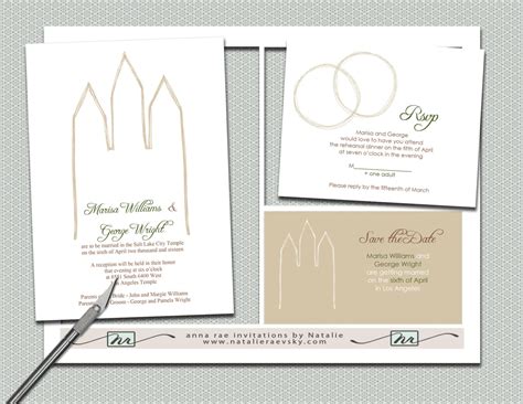 Diy Temple Sketch Wedding Invitation Suite Printable Two Etsy
