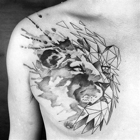 Want to see the world's best geometric lion tattoo ideas? 60 Geometric Lion Tattoo Designs For Men - Masculine Ideas