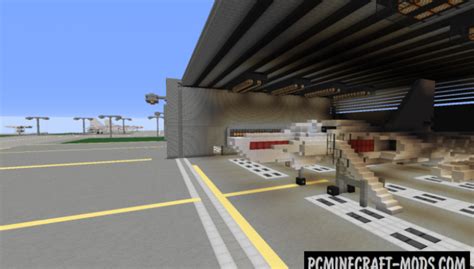 Airbase 3d Art Building Map For Minecraft 1204 1202 Pc Java Mods