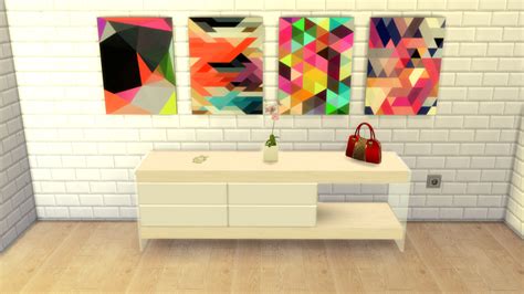 Hi Guys I Have A New Canvas Set For You You Get Tatschus Sims4 Cc