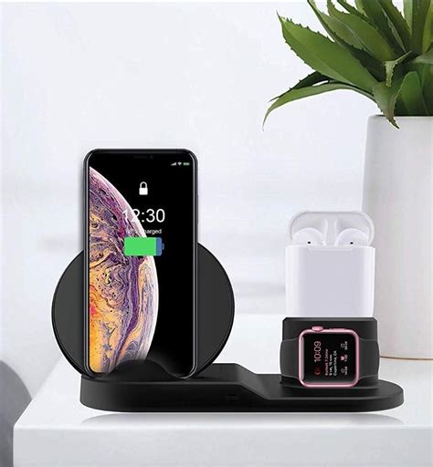 Chargeur Sans Fil En De T L Phones Montres Et Airpods T L Phone