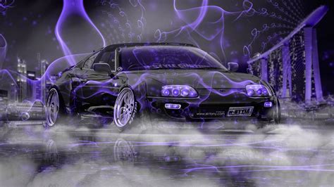 In this vehicles collection we have 22 wallpapers. Toyota Supra JZA80 JDM Tuning Super Smoke Night Car 2017 ...